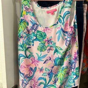 Lilly Pulitzer M Florin Sleeveless Scoop Neck Tank Top